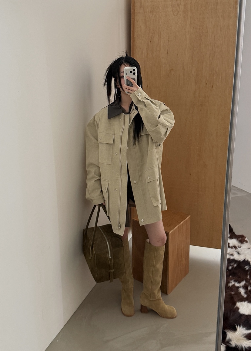 AMOOD韓國代購女士新品推薦26春夏時尚休閑人氣熱賣職業夾克AMOOD夾克