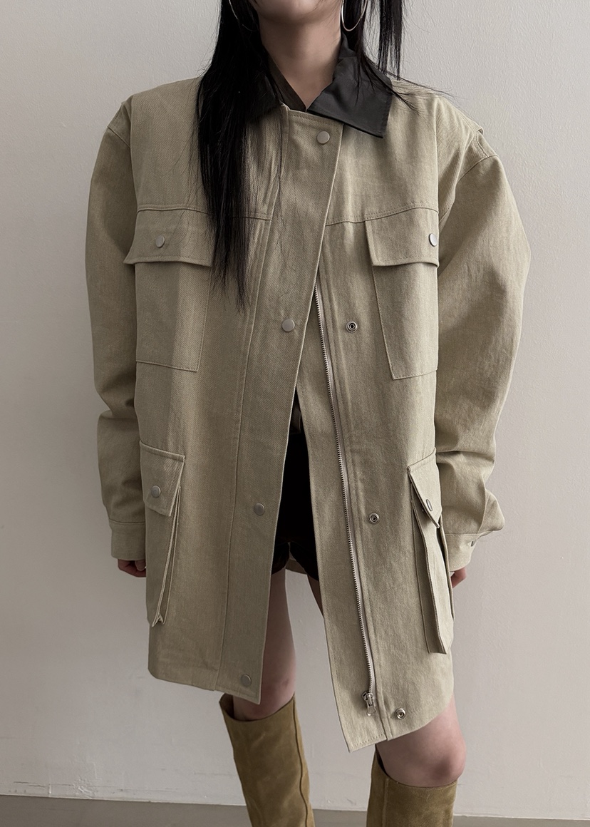 AMOOD韓國代購女士新品推薦26春夏時尚休閑人氣熱賣職業夾克AMOOD夾克