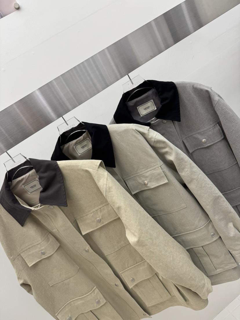 AMOOD韓國代購女士新品推薦26春夏時尚休閑人氣熱賣職業夾克AMOOD夾克