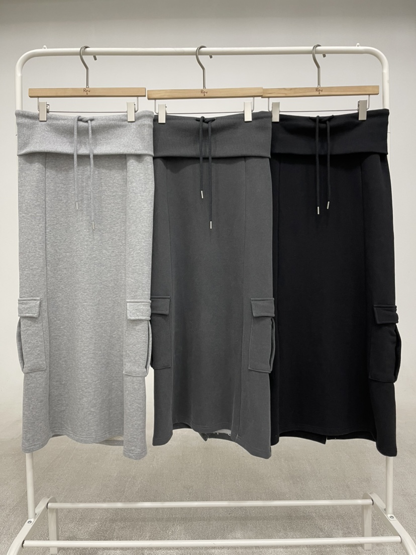 REIZ韓國東大門直郵女士新品職業26春夏時尚休閑推薦長裙REIZ長裙