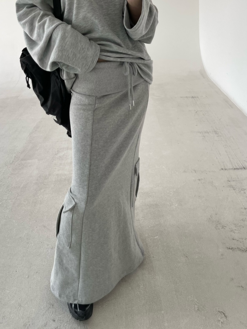 REIZ韓國東大門直郵女士新品職業26春夏時尚休閑推薦長裙REIZ長裙