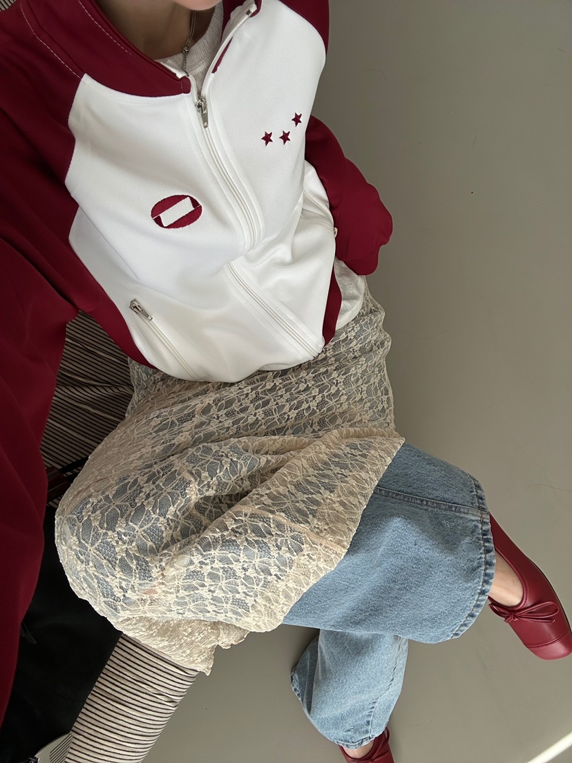 ZEROZERO韓國東大門直郵女裝新品26春夏人氣休閑長裙蕾絲ZEROZERO長裙