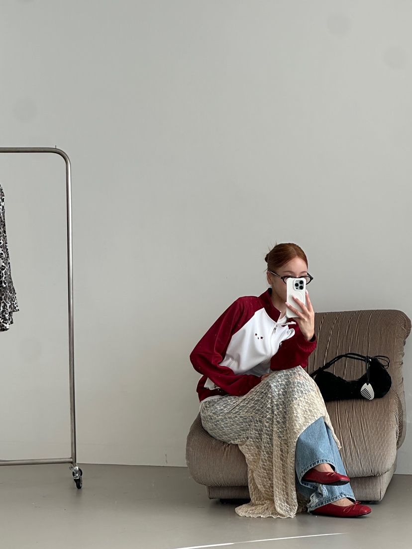 ZEROZERO韓國東大門直郵女裝新品26春夏人氣休閑長裙蕾絲ZEROZERO長裙