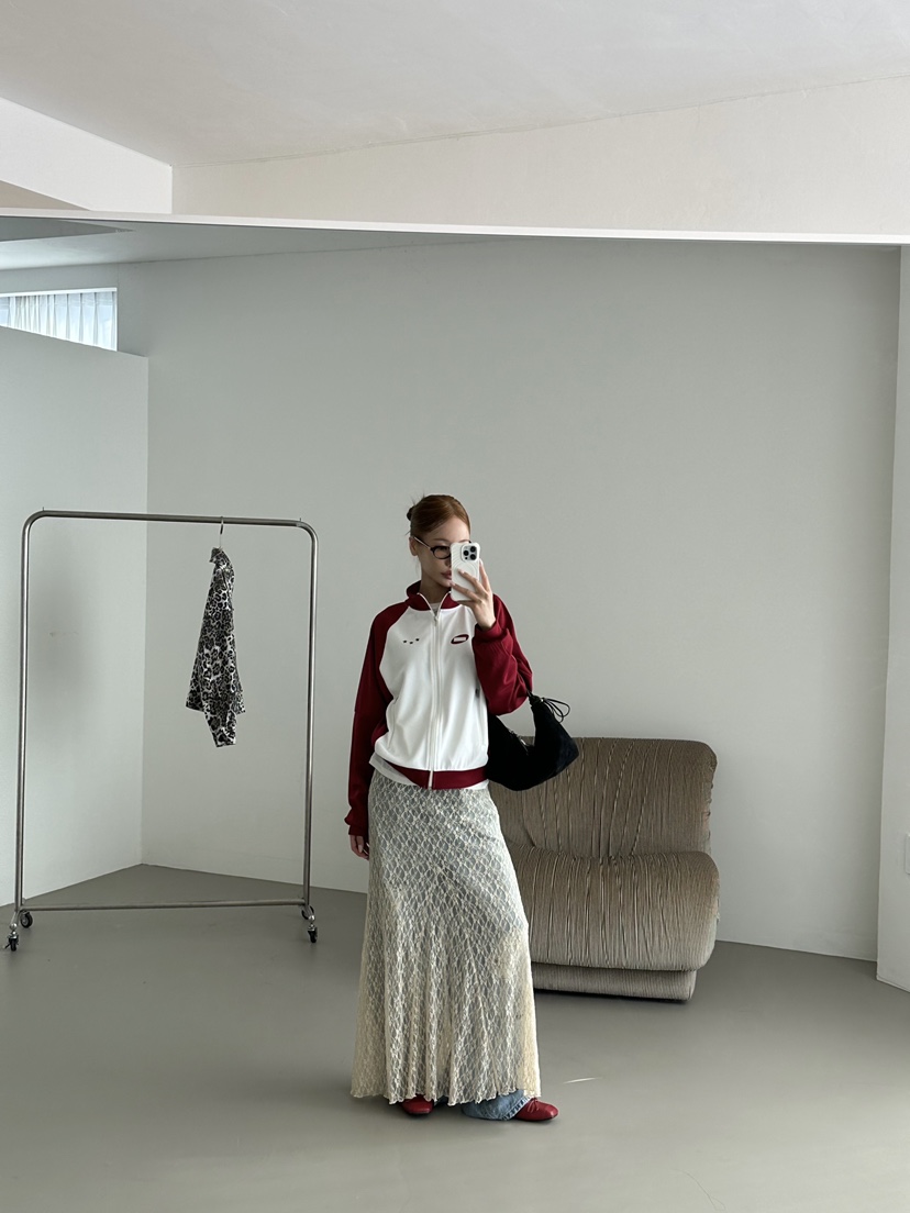 ZEROZERO韓國東大門直郵女裝新品26春夏人氣休閑長裙蕾絲ZEROZERO長裙