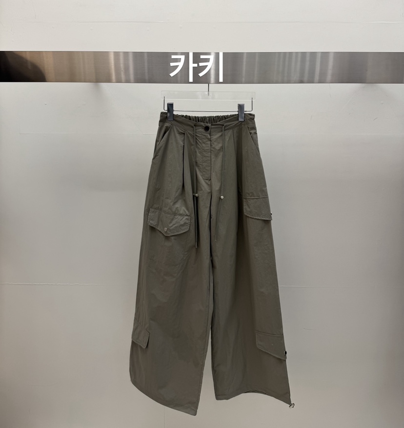 AMOOD韓國直郵女士新款時尚熱賣休閑推薦26春夏休閑褲口袋AMOOD休閑褲圖色2