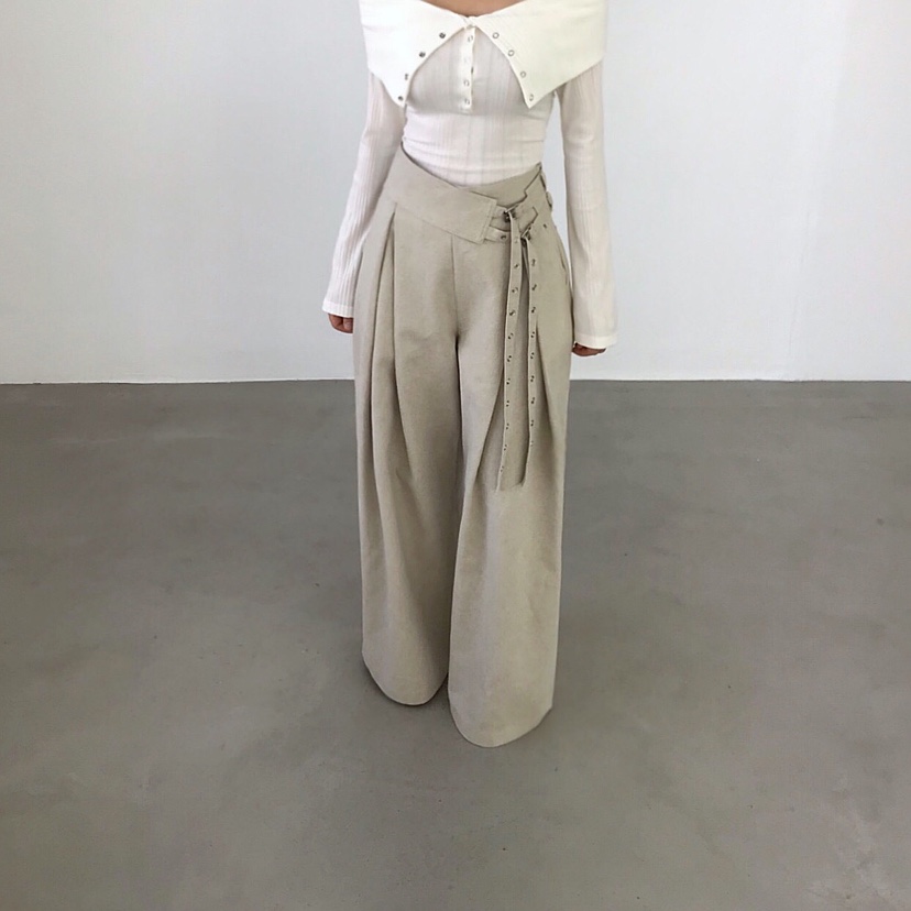 2TWO MOON韓國直郵實拍女裝新品26春夏人氣職業時尚休閑褲2TWO MOON休閑褲