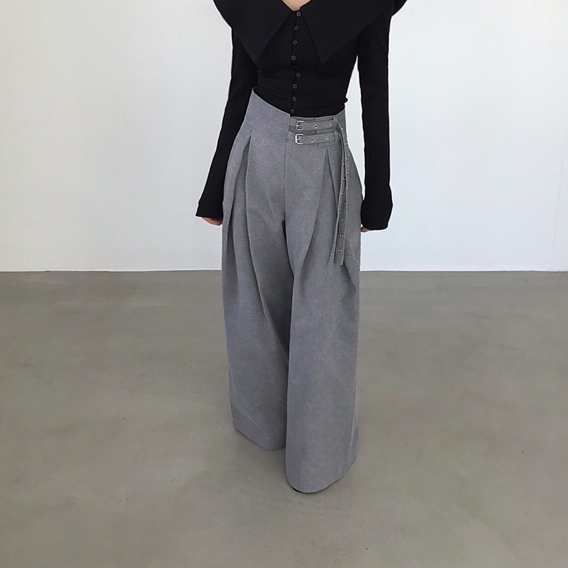 2TWO MOON韓國直郵實拍女裝新品26春夏人氣職業時尚休閑褲2TWO MOON休閑褲