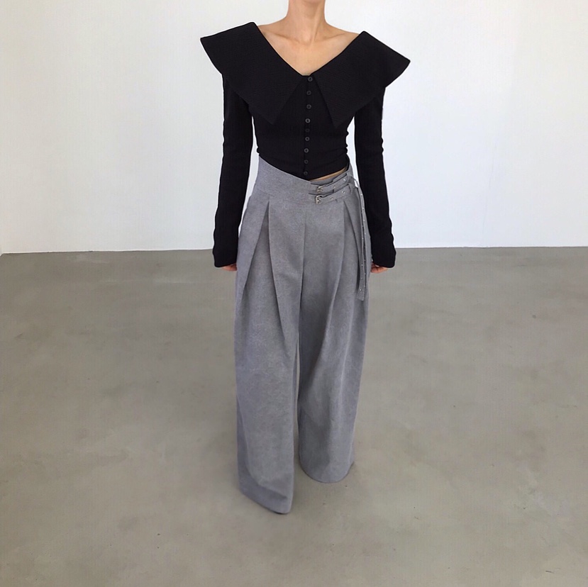 2TWO MOON韓國直郵實拍女裝新品26春夏人氣職業時尚休閑褲2TWO MOON休閑褲