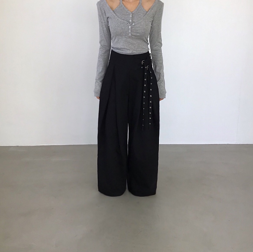 2TWO MOON韓國直郵實拍女裝新品26春夏人氣職業時尚休閑褲2TWO MOON休閑褲圖色3