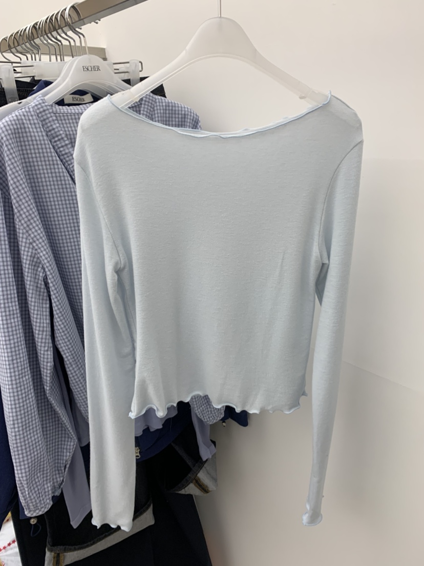 ESCHER韓國東大門直郵女士新款職業推薦26春夏時尚長袖T恤ESCHER長袖T恤