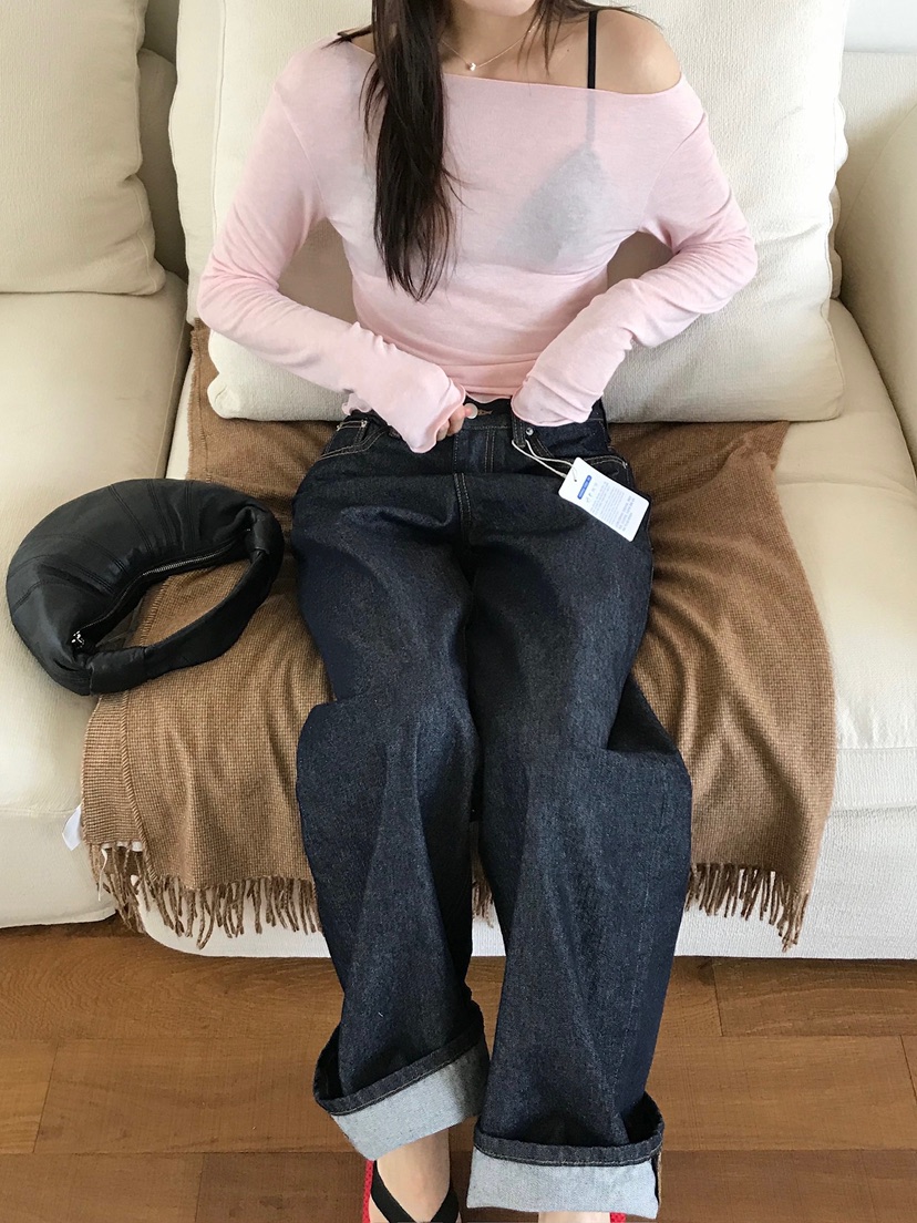 ESCHER韓國東大門直郵女士新款職業推薦26春夏時尚長袖T恤ESCHER長袖T恤