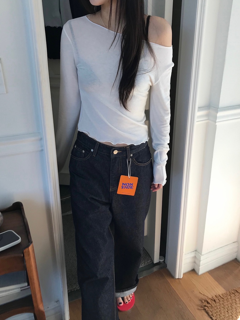 ESCHER韓國東大門直郵女士新款職業推薦26春夏時尚長袖T恤ESCHER長袖T恤