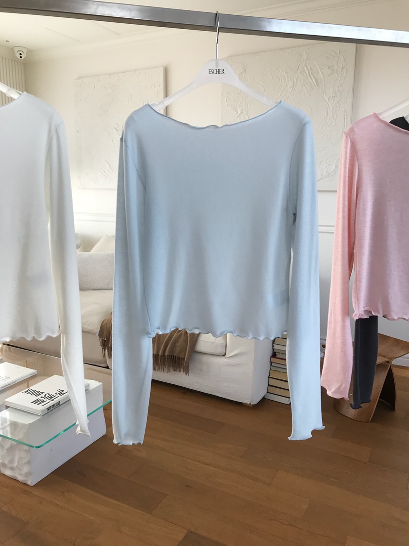 ESCHER韓國東大門直郵女士新款職業推薦26春夏時尚長袖T恤ESCHER長袖T恤