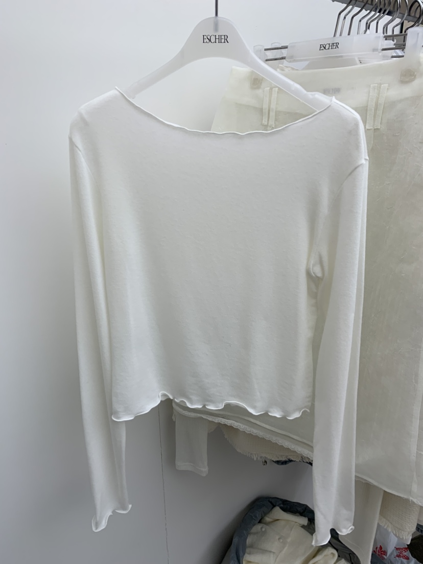 ESCHER韓國東大門直郵女士新款職業推薦26春夏時尚長袖T恤ESCHER長袖T恤圖色3