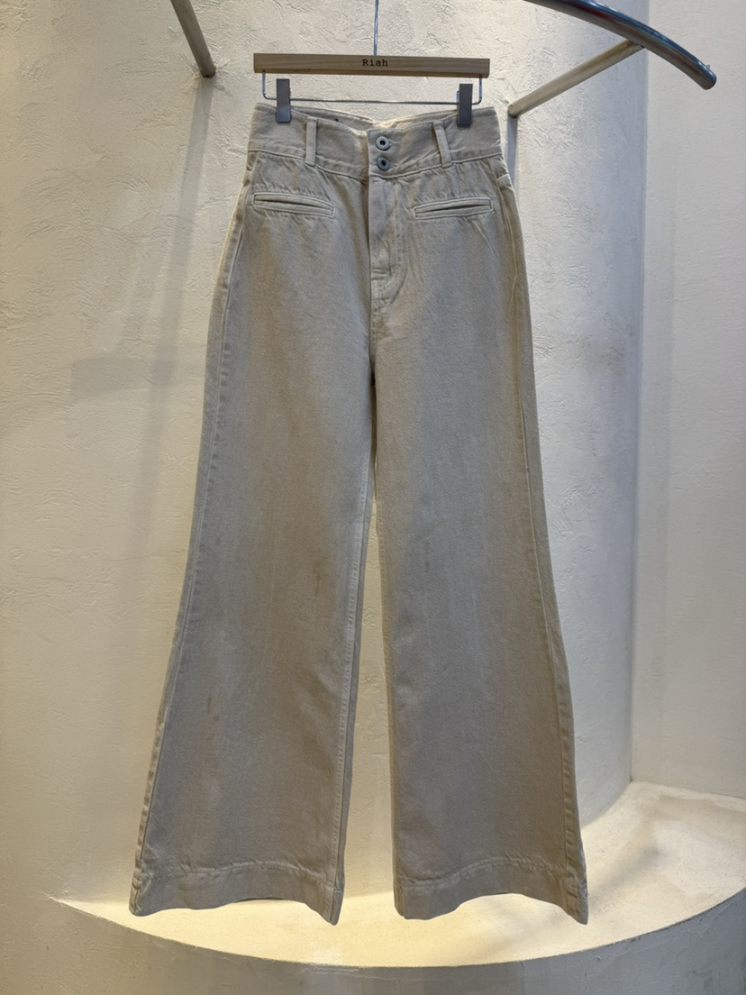 RIAH韓國直郵女裝新品職業熱賣時尚26春夏推薦休閑牛仔褲RIAH牛仔褲圖色2