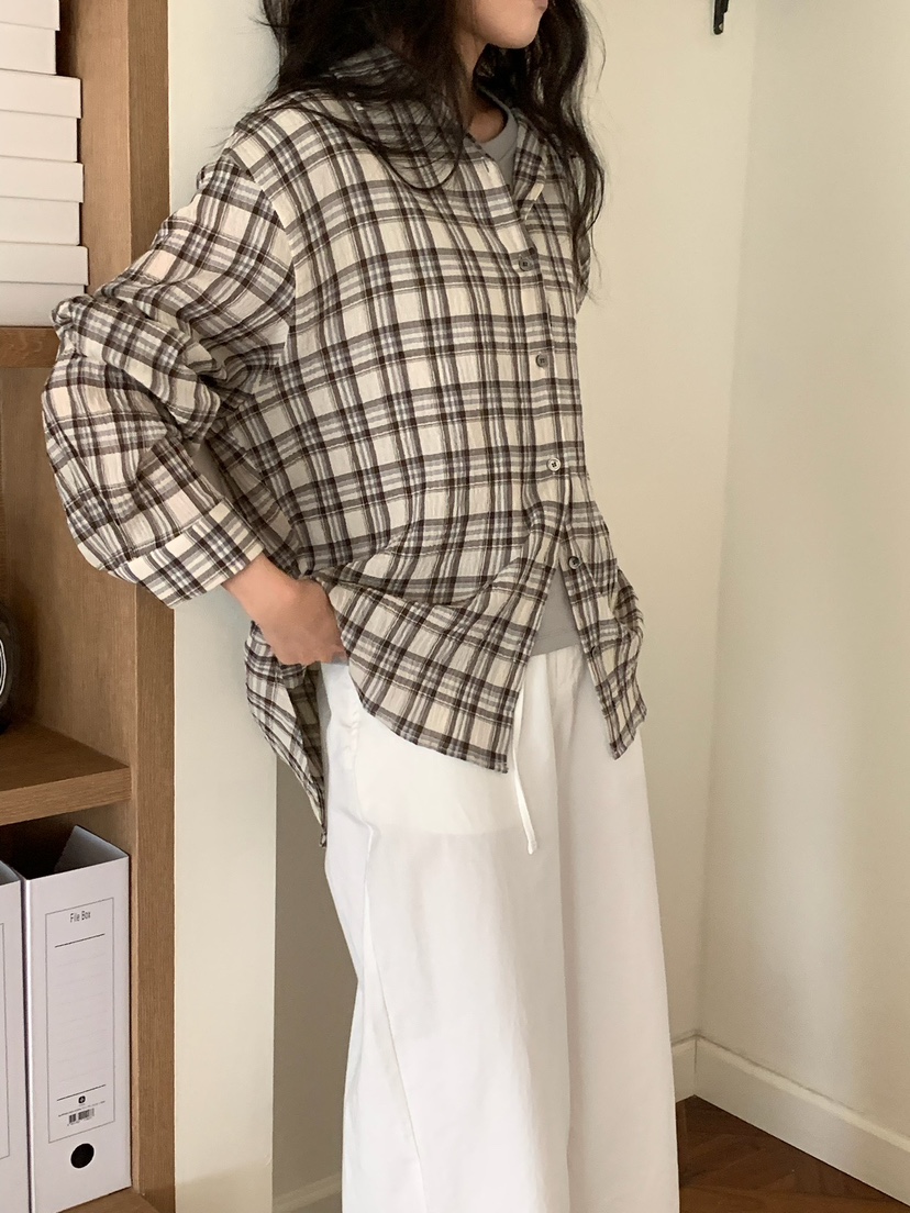 BLEECKER韓國直郵女士新款熱賣職業人氣推薦時尚襯衫蕾絲衫BLEECKER襯衫/蕾絲衫