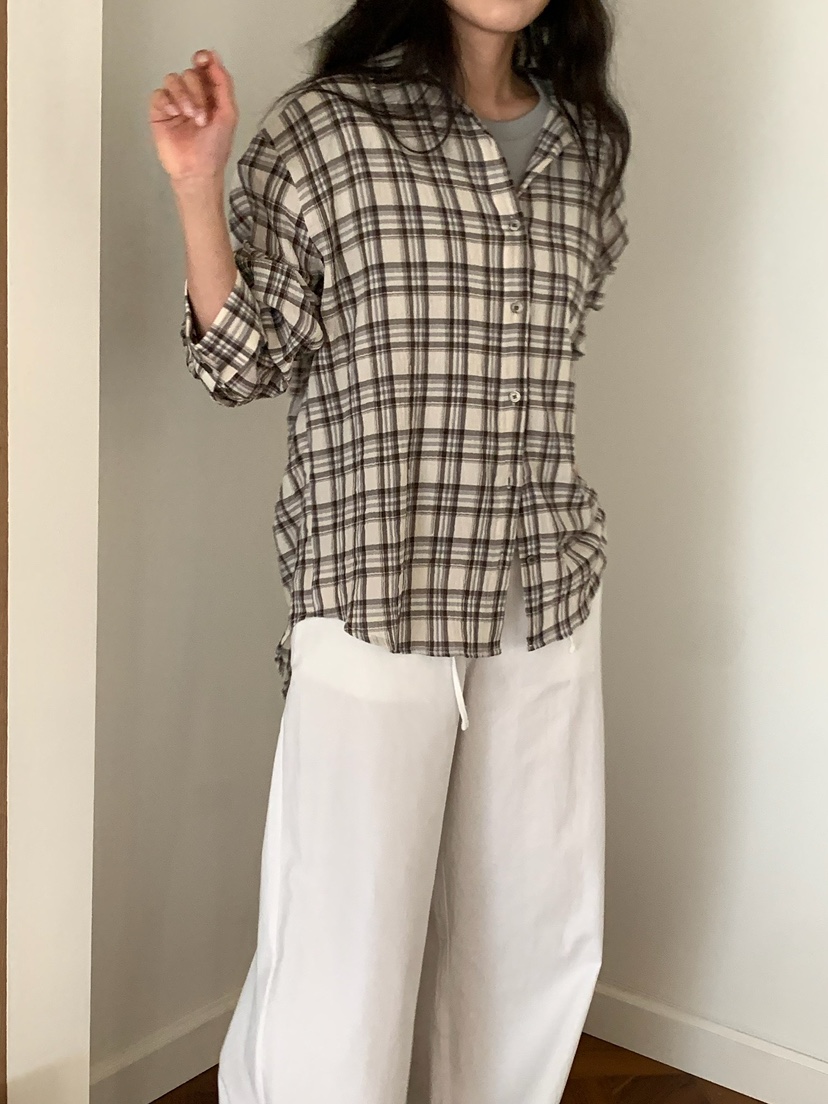 BLEECKER韓國直郵女士新款熱賣職業人氣推薦時尚襯衫蕾絲衫BLEECKER襯衫/蕾絲衫