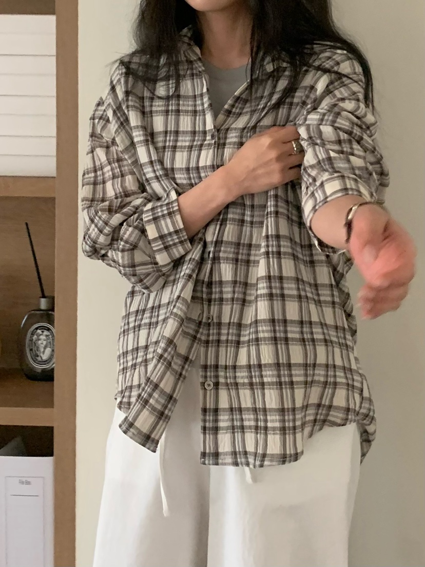 BLEECKER韓國直郵女士新款熱賣職業人氣推薦時尚襯衫蕾絲衫BLEECKER襯衫/蕾絲衫