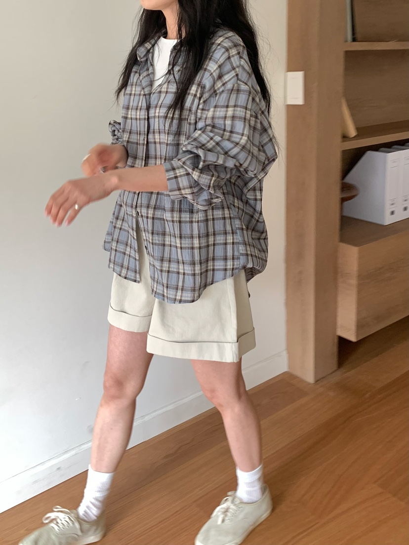 BLEECKER韓國直郵女士新款熱賣職業人氣推薦時尚襯衫蕾絲衫BLEECKER襯衫/蕾絲衫