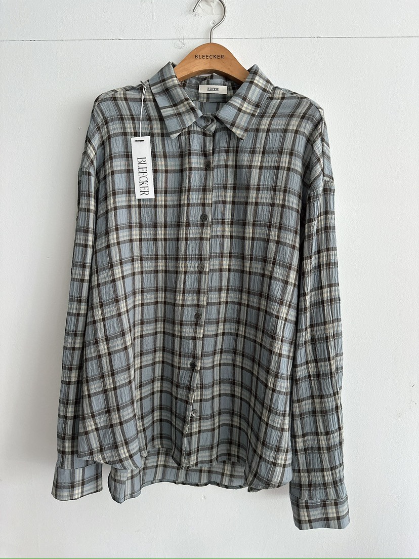 BLEECKER韓國直郵女士新款熱賣職業人氣推薦時尚襯衫蕾絲衫BLEECKER襯衫/蕾絲衫圖色2