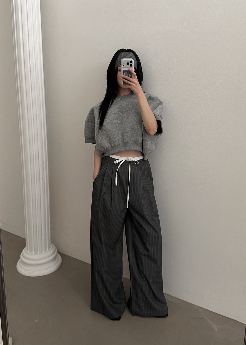 AMOOD韓國東大門代購女裝新品推薦休閑人氣26春夏時尚休閑褲AMOOD休閑褲