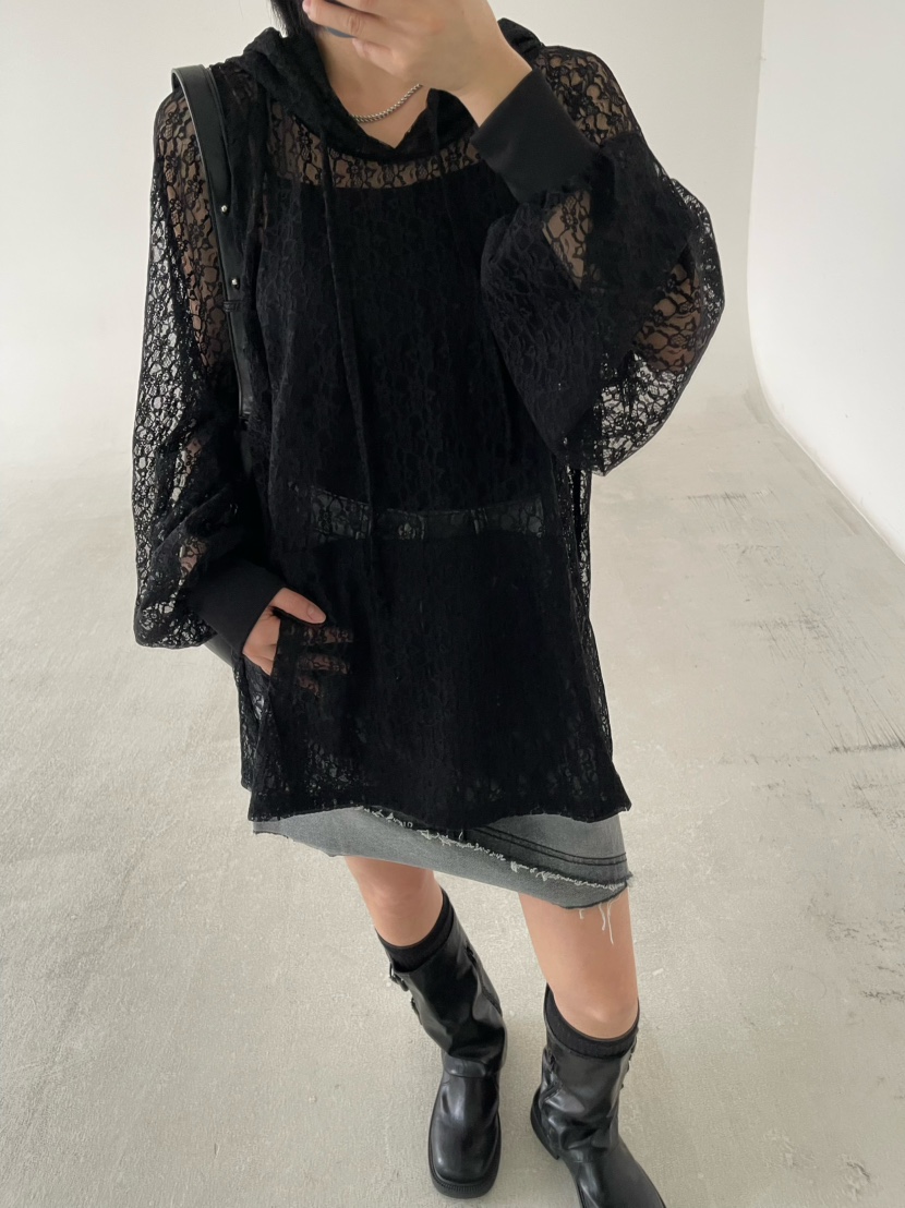 REIZ韓國東大門直郵女裝新品推薦休閑熱賣襯衫蕾絲衫連帽衫REIZ襯衫/蕾絲衫