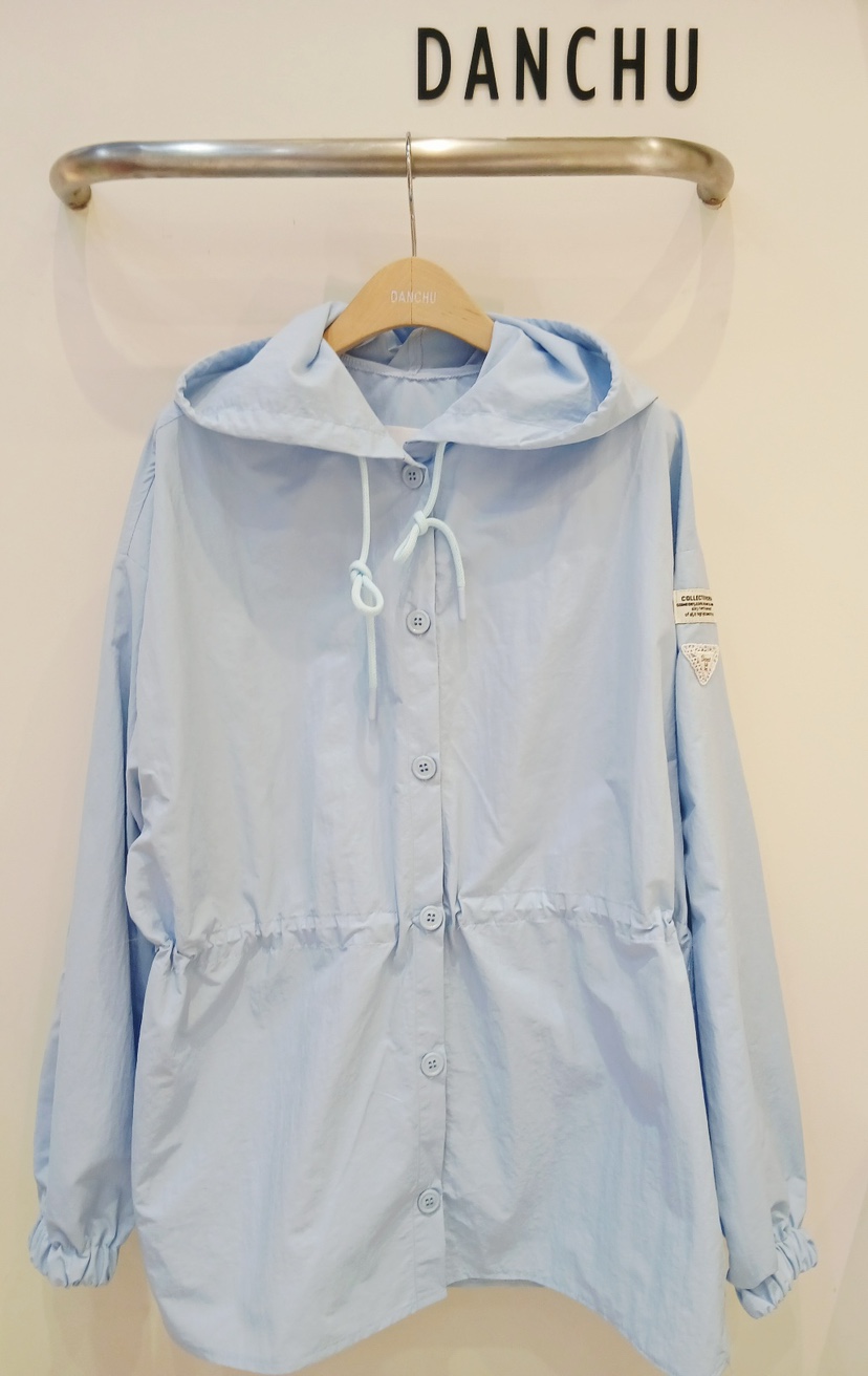 DANCHU韓國直郵實拍女士新品職業時尚人氣熱賣休閑夾克連帽DANCHU夾克圖色1