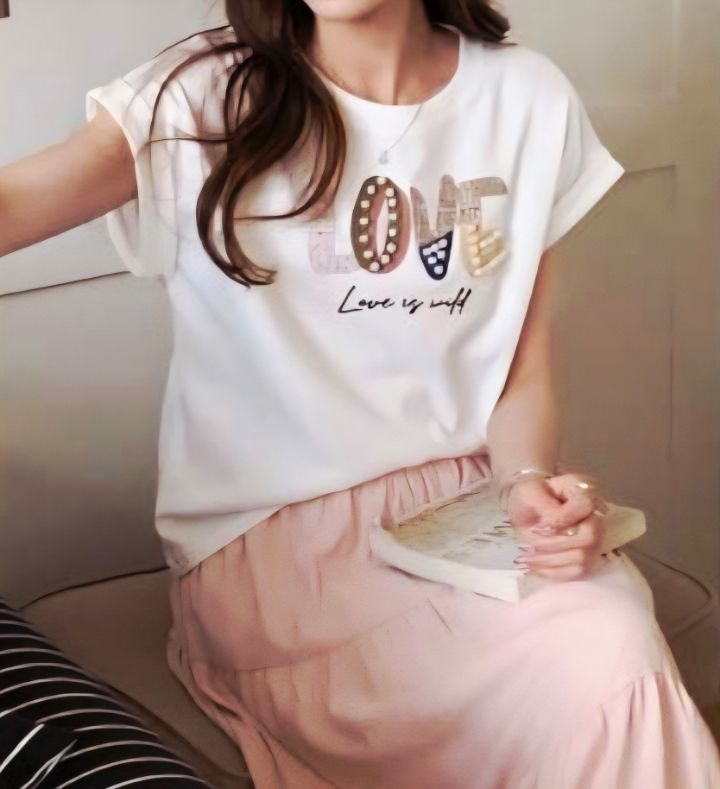 RICO/BLING BLING-S韓國東大門代購女士新品時尚休閑T恤RICO/BLING BLING-ST恤