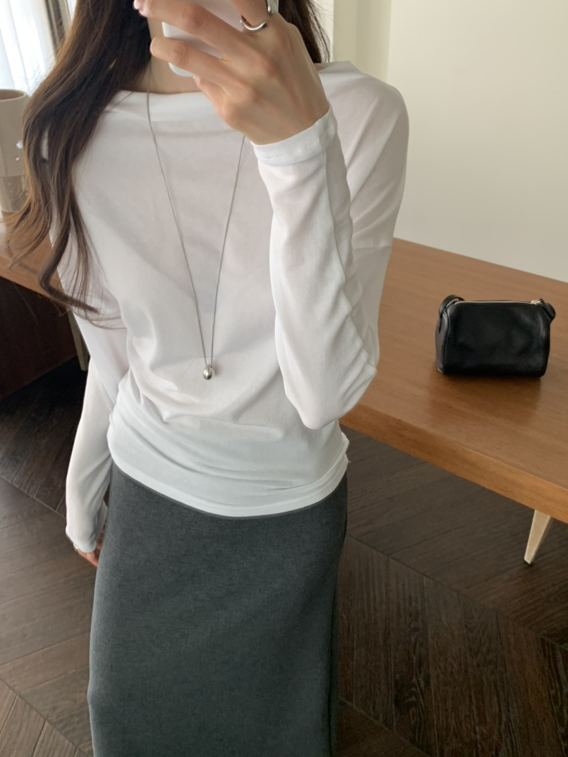 NOTICE韓國直郵女士新品26春夏推薦時尚人氣熱賣職業長袖T恤NOTICE長袖T恤