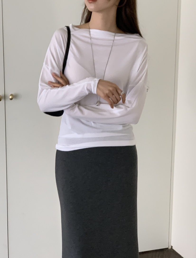 NOTICE韓國直郵女士新品26春夏推薦時尚人氣熱賣職業長袖T恤NOTICE長袖T恤