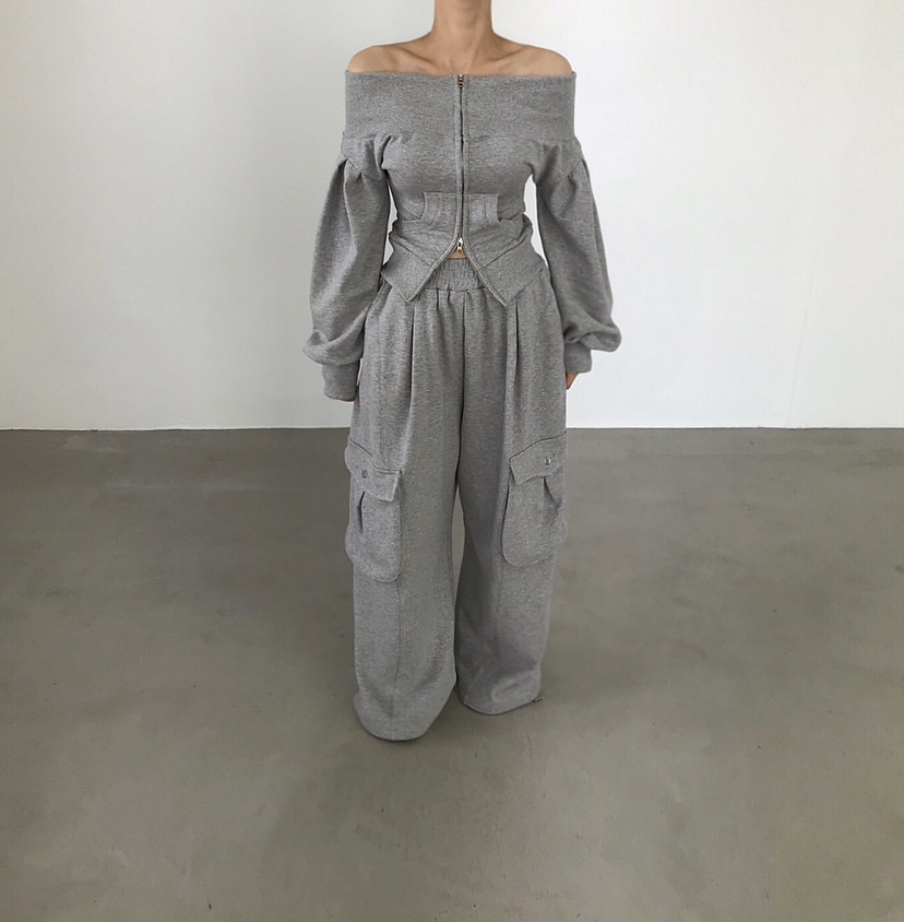 2TWO MOON韓國直郵女裝新款人氣推薦職業休閑休閑褲口袋2TWO MOON休閑褲