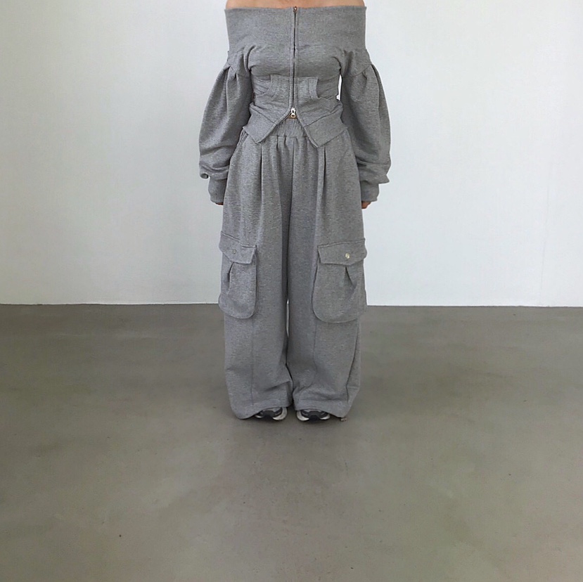 2TWO MOON韓國直郵女裝新款人氣推薦職業休閑休閑褲口袋2TWO MOON休閑褲圖色1