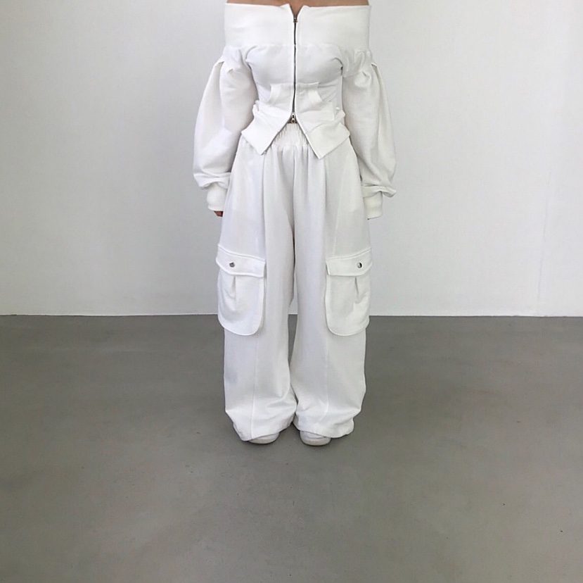 2TWO MOON韓國直郵女裝新款人氣推薦職業休閑休閑褲口袋2TWO MOON休閑褲圖色3