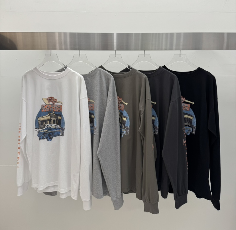 AMOOD韓國直郵實拍女士新品推薦時尚26春夏職業人氣長袖T恤AMOOD長袖T恤