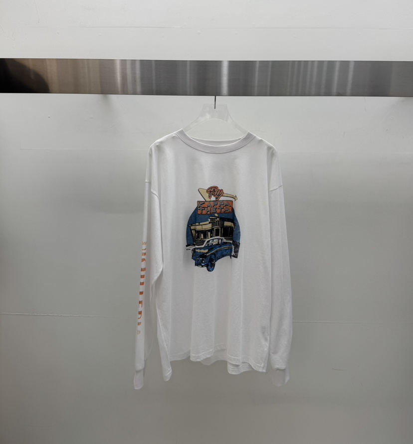 AMOOD韓國直郵實拍女士新品推薦時尚26春夏職業人氣長袖T恤AMOOD長袖T恤圖色1