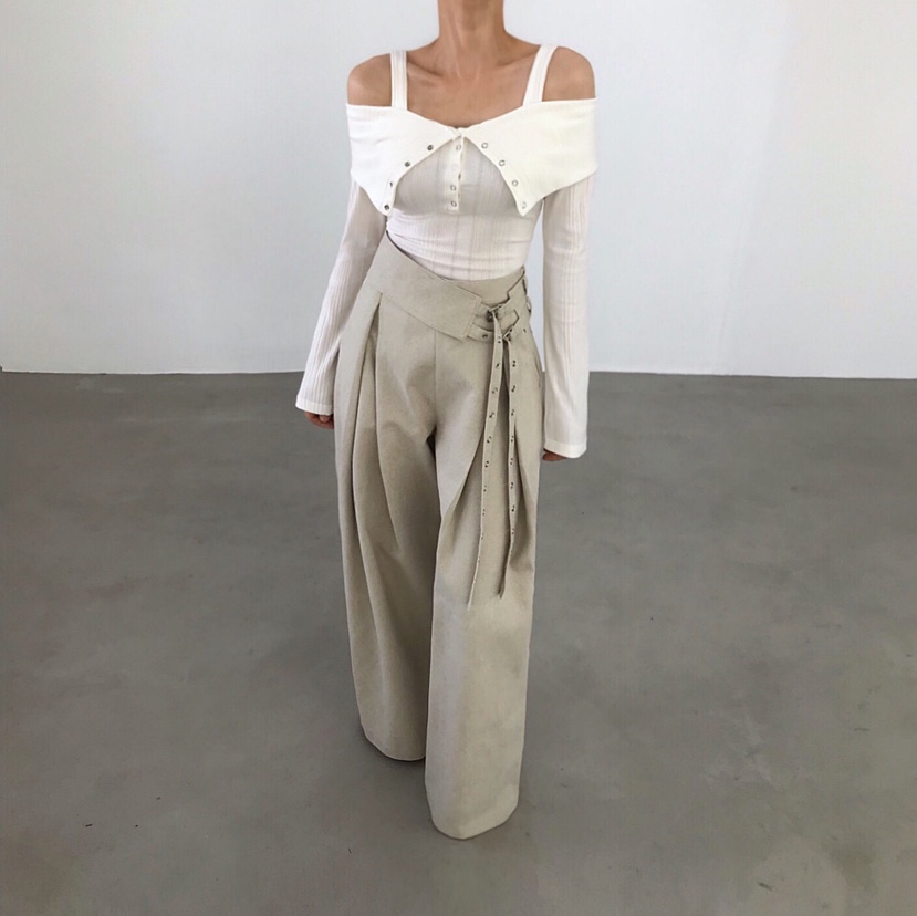 2TWO MOON韓國東大門代購女士新品26春夏熱賣人氣長袖T恤2TWO MOON長袖T恤