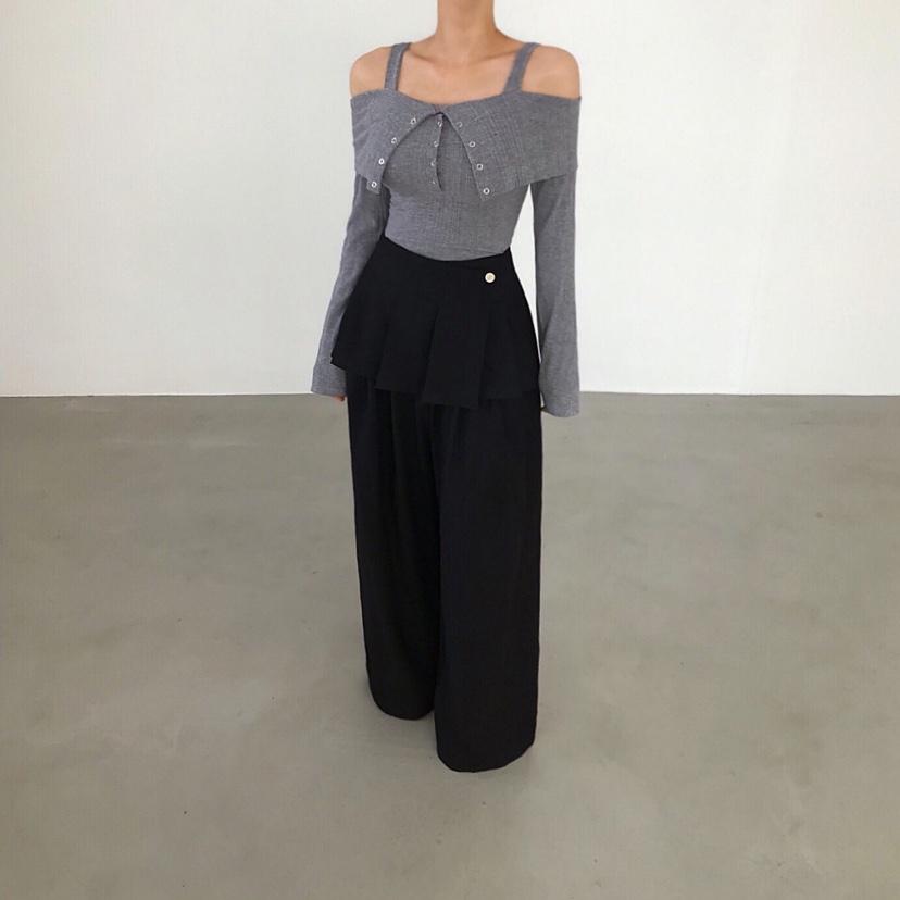 2TWO MOON韓國東大門代購女士新品26春夏熱賣人氣長袖T恤2TWO MOON長袖T恤