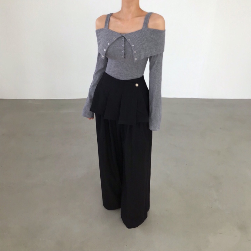 2TWO MOON韓國東大門代購女士新品26春夏熱賣人氣長袖T恤2TWO MOON長袖T恤