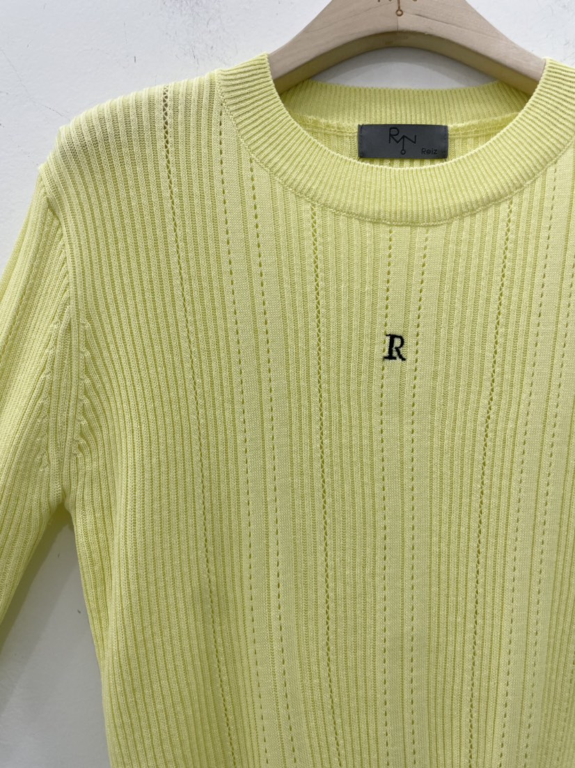 REIZ韓國代購女士新品26春夏職業推薦熱賣休閑時尚針織衫REIZ針織衫