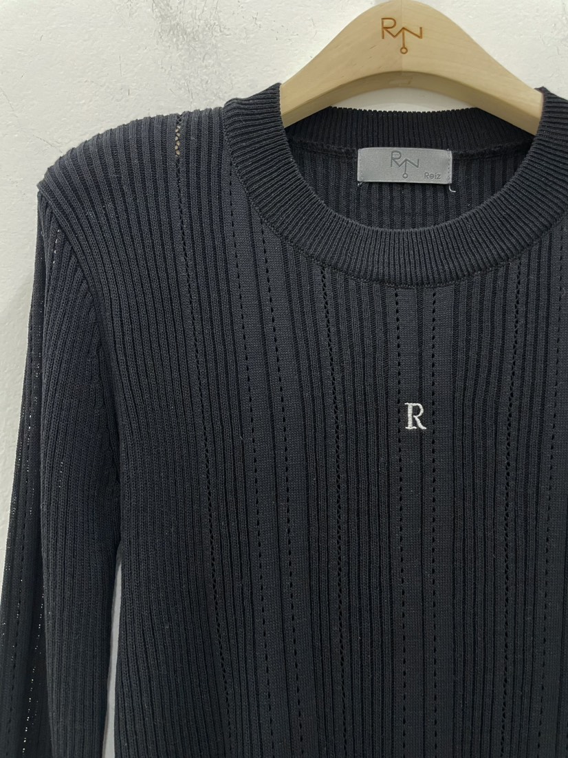 REIZ韓國代購女士新品26春夏職業推薦熱賣休閑時尚針織衫REIZ針織衫