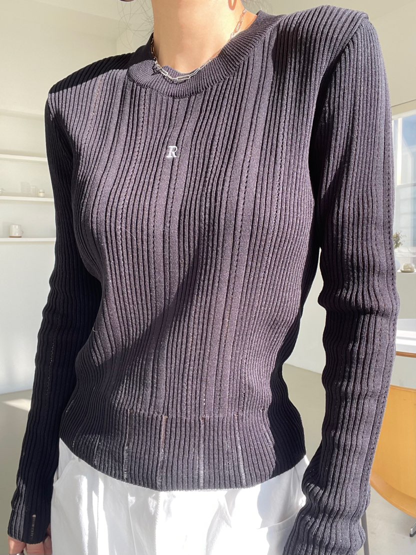 REIZ韓國代購女士新品26春夏職業推薦熱賣休閑時尚針織衫REIZ針織衫