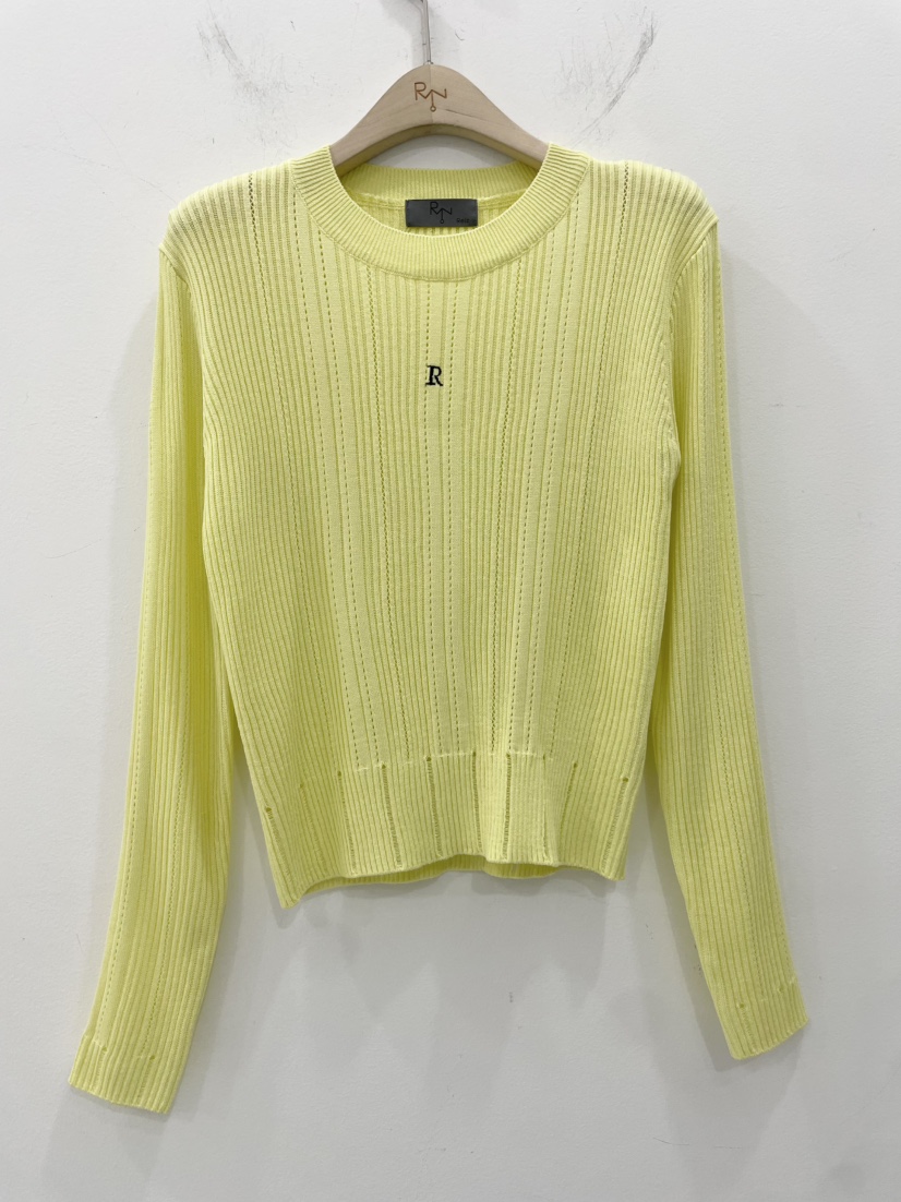 REIZ韓國代購女士新品26春夏職業推薦熱賣休閑時尚針織衫REIZ針織衫圖色1