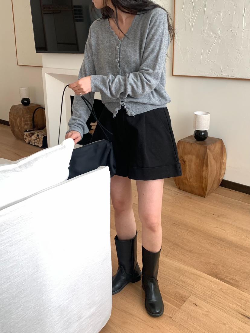 BLEECKER韓國直郵實拍女士新品休閑時尚推薦熱賣人氣短褲BLEECKER短褲