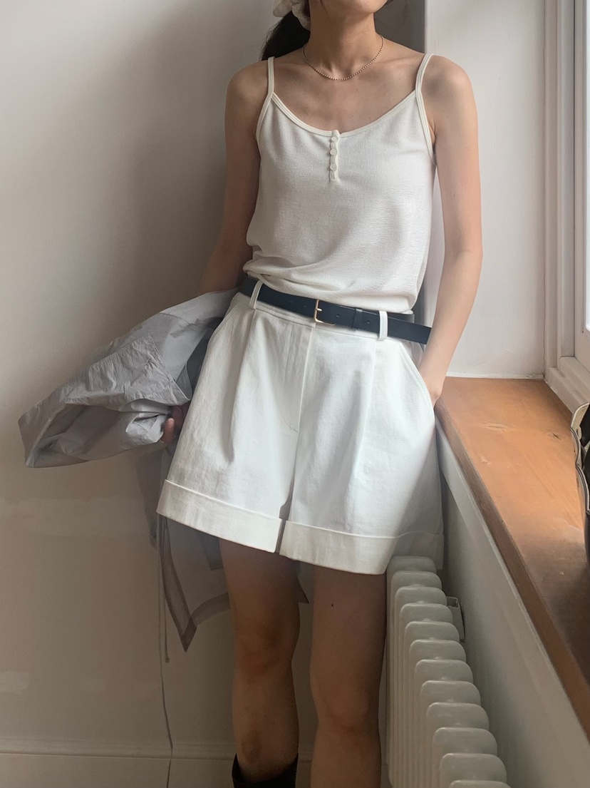 BLEECKER韓國直郵實拍女士新品休閑時尚推薦熱賣人氣短褲BLEECKER短褲