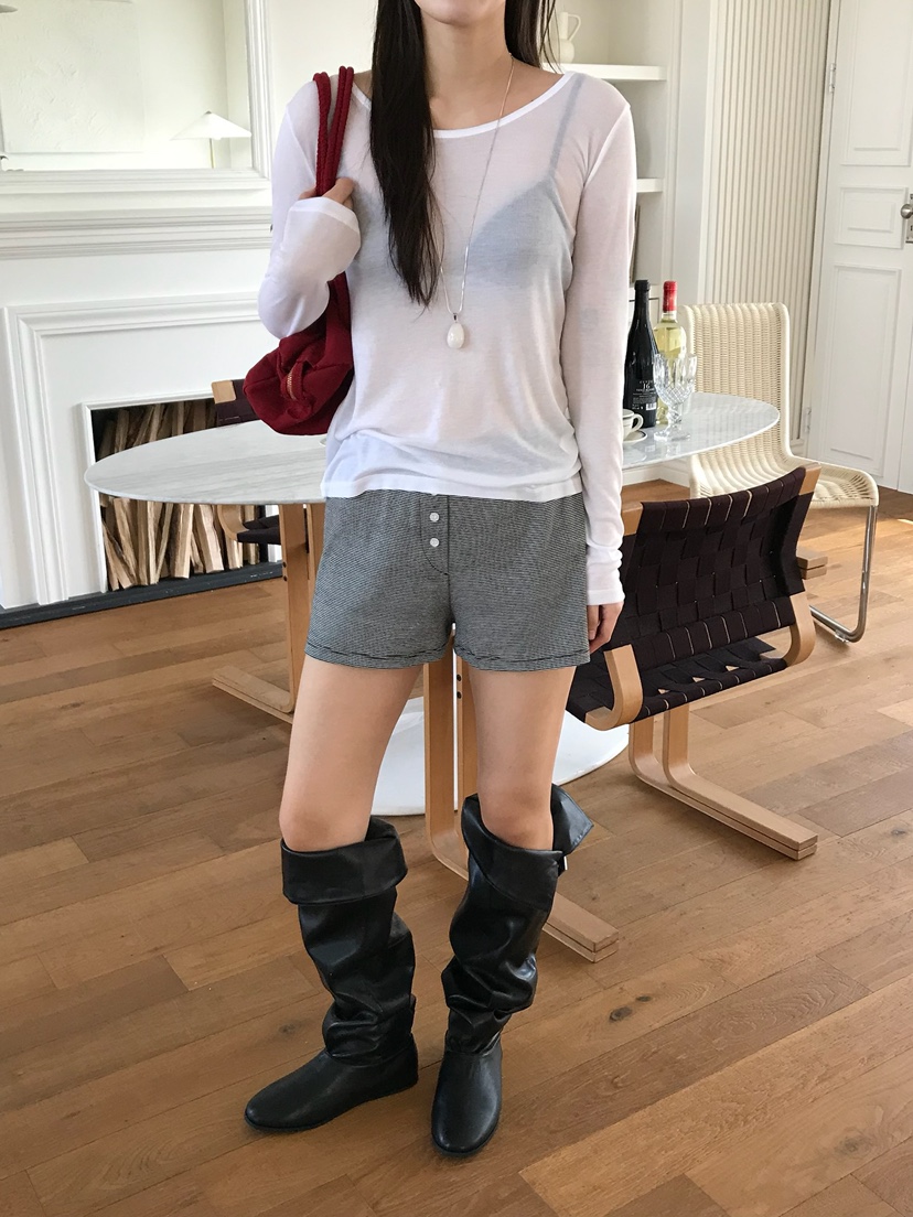 ESCHER韓國東大門代購女士新款推薦休閑職業人氣熱賣長袖T恤ESCHER長袖T恤