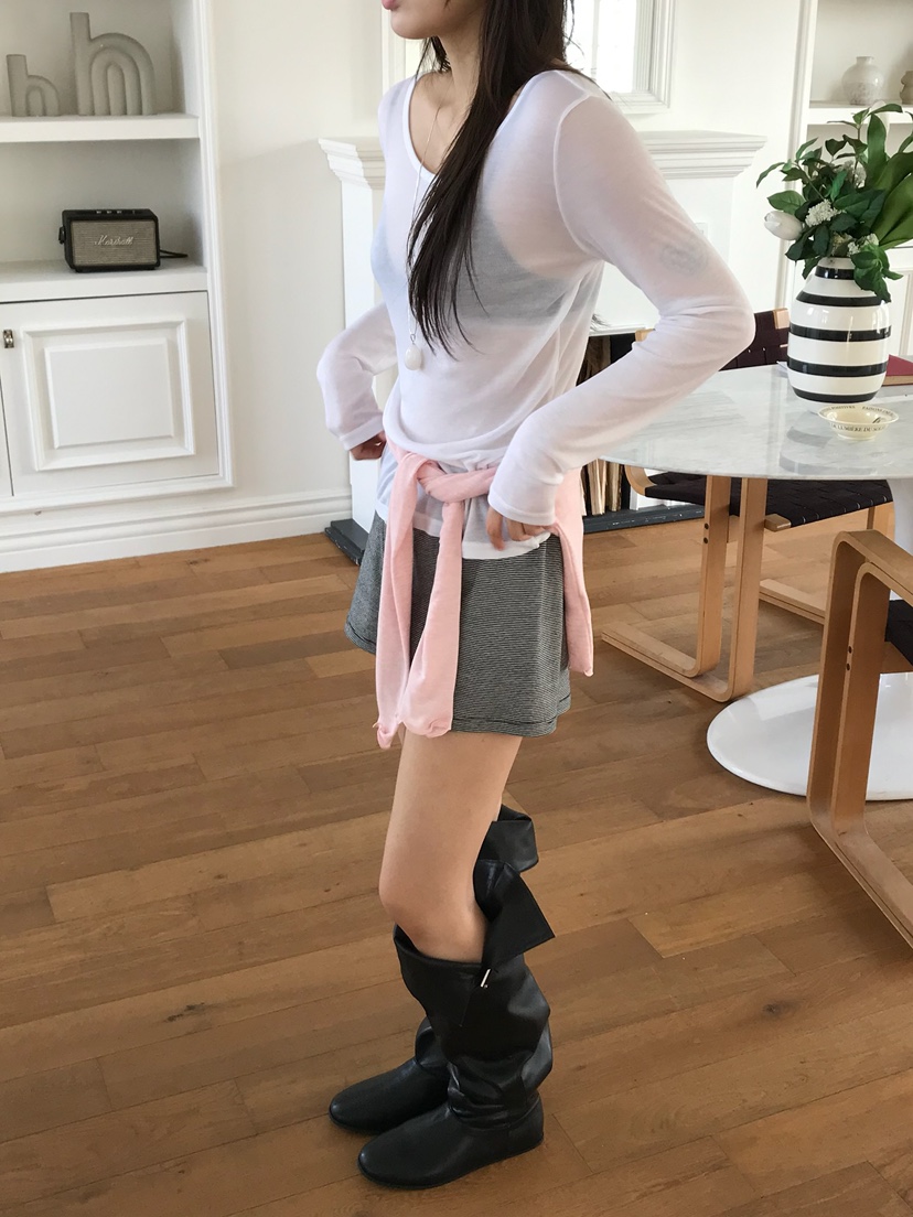 ESCHER韓國東大門代購女士新款推薦休閑職業人氣熱賣長袖T恤ESCHER長袖T恤