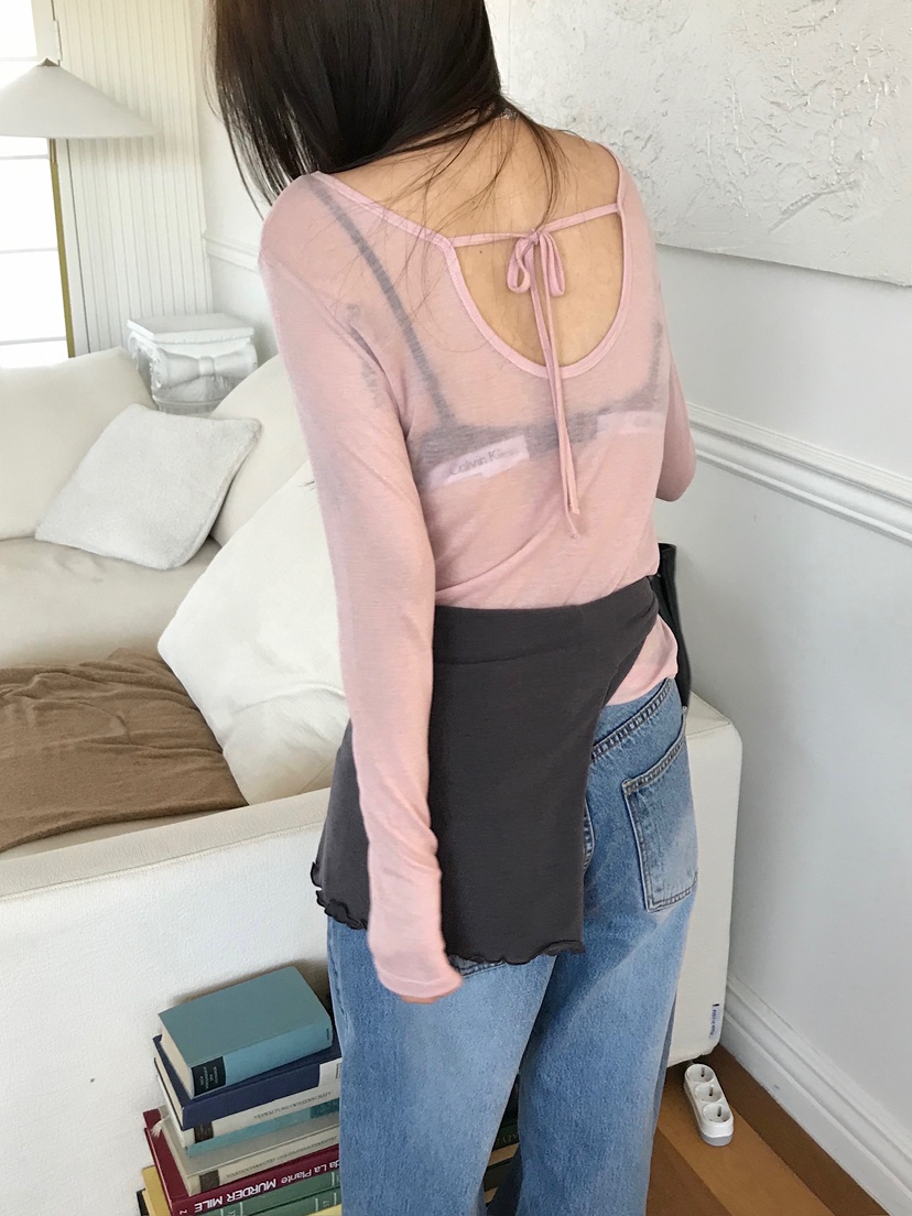 ESCHER韓國東大門代購女士新款推薦休閑職業人氣熱賣長袖T恤ESCHER長袖T恤