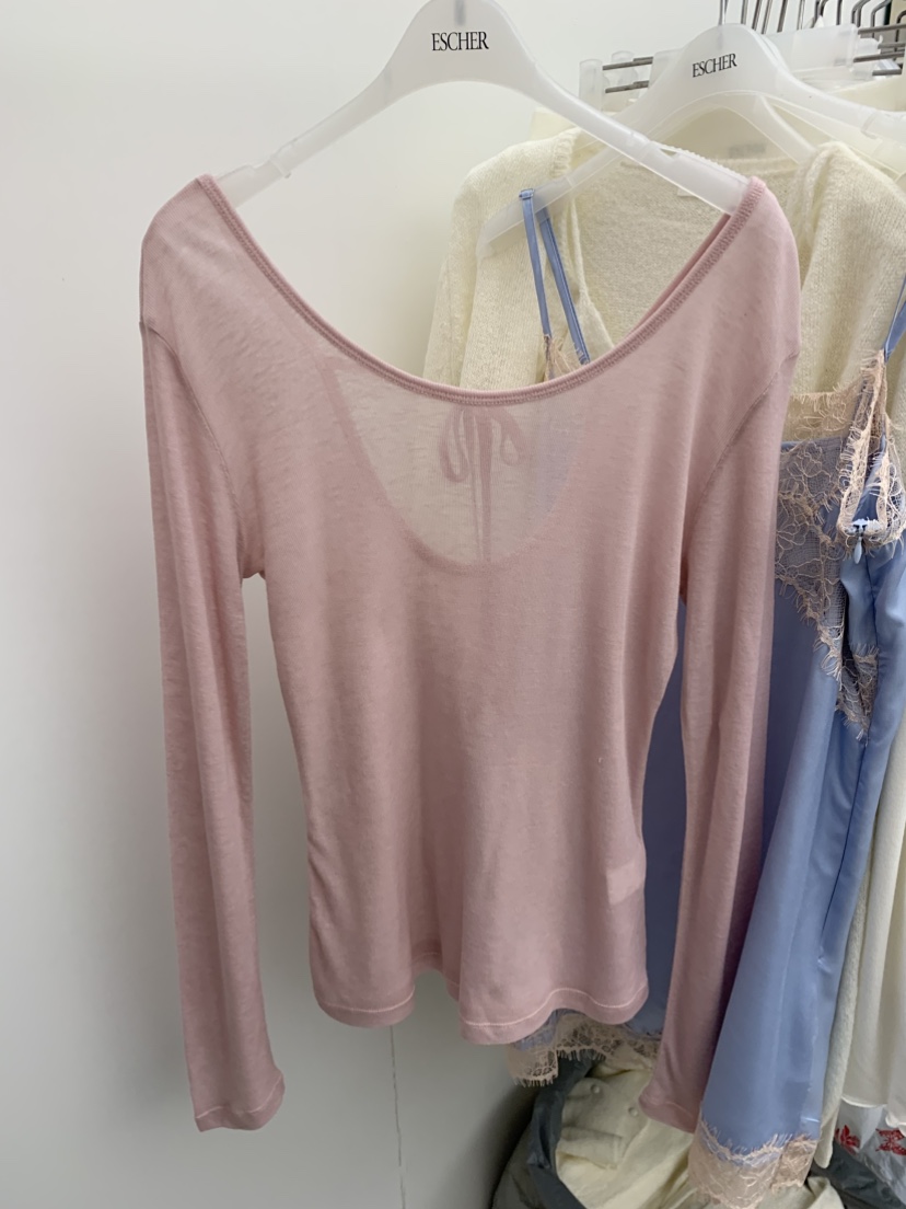 ESCHER韓國東大門代購女士新款推薦休閑職業人氣熱賣長袖T恤ESCHER長袖T恤圖色3