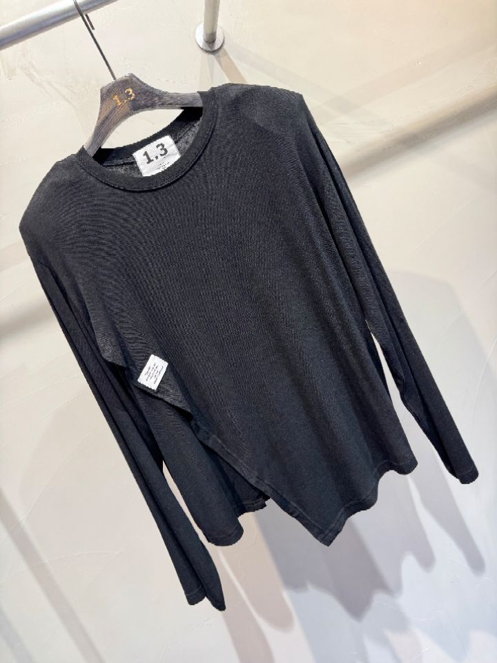 1.3韓國直郵實拍女裝新款職業時尚推薦休閑熱賣26春夏長袖T恤1.3長袖T恤
