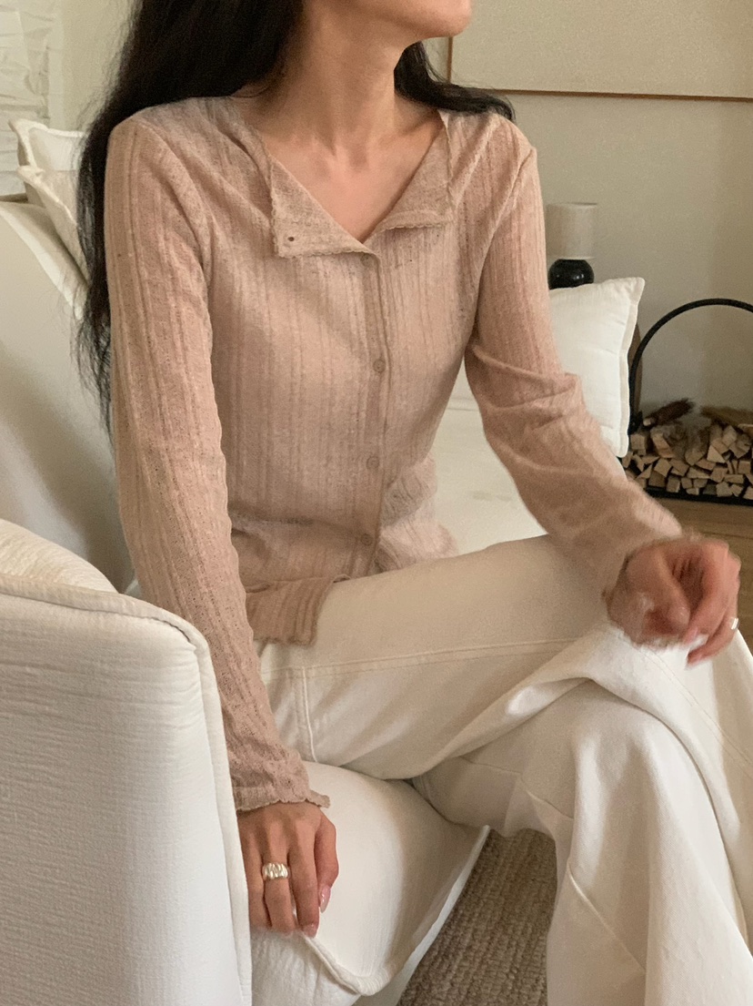 BLEECKER韓國直郵實拍女裝新款推薦時尚熱賣休閑襯衫蕾絲衫BLEECKER襯衫/蕾絲衫